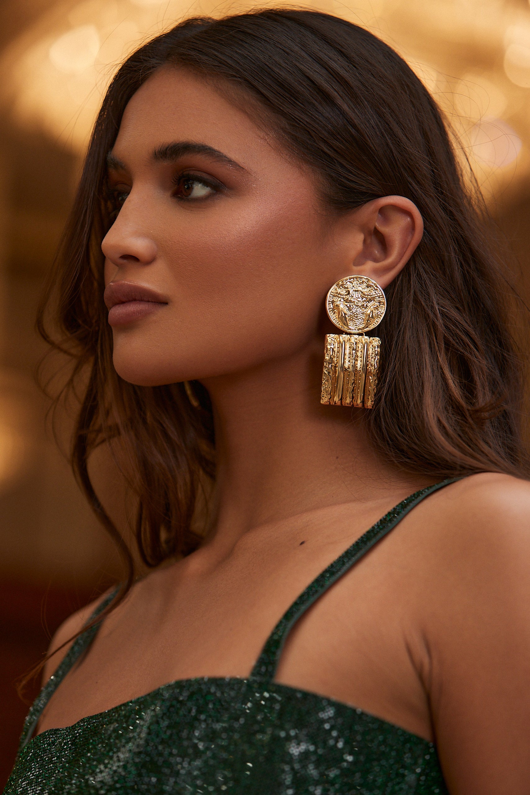 Cassius Gold Coin Earrings – 12th Tribe