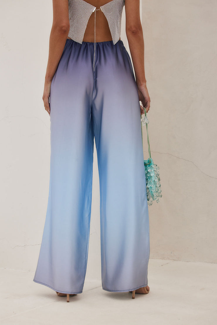 Blue Lagoon Ombre Pull On Pant – 12th Tribe