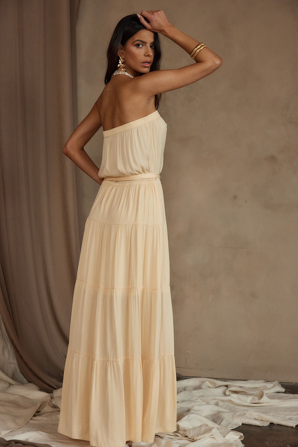 Strapless Chiffon Dresses